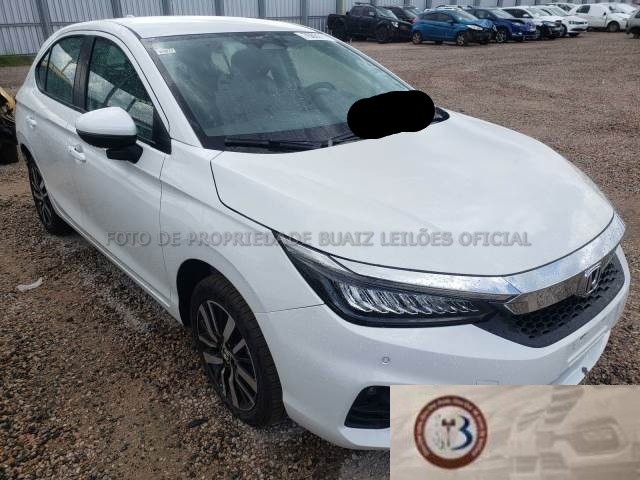 LOTE 041  HONDA CITY HATCHBACK BRANCO 2023